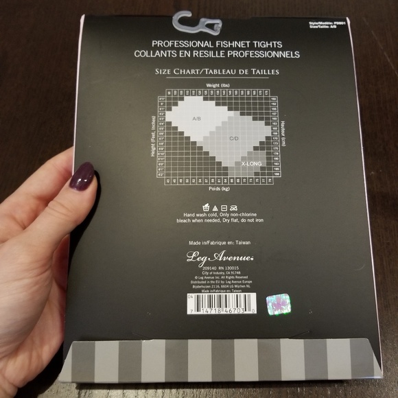 Professional Dancer Fishnet Tights by Leg Avenue - Picture 5 of 6